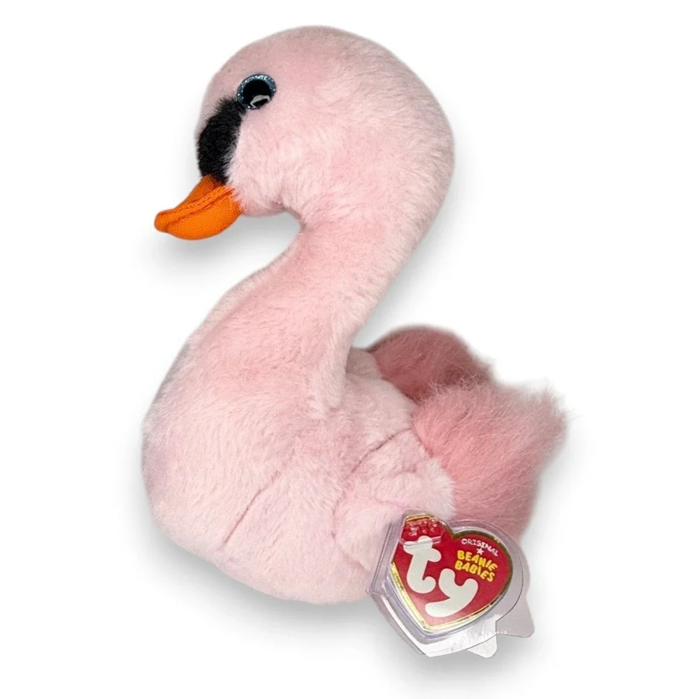 Odette the Swan | Blushing Pink Beauty | Mint Heart Tag TY Beanie Baby